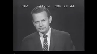 The HuntleyBrinkley Report November 18 1968 [upl. by Mohandis]