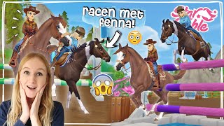 NIEUWE SPECIALE RACE TESTEN MET FENNA 😱  Update  Star Stable  Daphne draaft door amp HoefWijzer [upl. by Nollid]