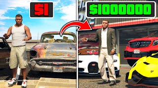 CONCESIONARIO de 1 VS 1000000 en GTA 5 [upl. by Fredette]