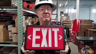 3 Types of Exit Signs [upl. by Ariew]