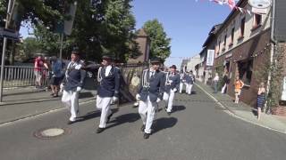 Schützenfest in Kapellen 2017 Der Aufmarsch zur Montagsparade 29Mai 2017 [upl. by Maynord158]