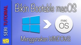 Membuat bootable usb macOS menggunakan Windows [upl. by Gine]