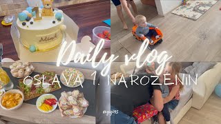 Oslava 1 narozenin Adámka  Vlog [upl. by Ing]