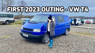 First Trip of the Year  VW T4 Camper Van  Plans for 2023  Forest Walks amp Wellies vanlife [upl. by Pet]