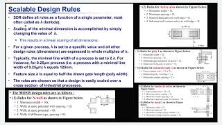 Micron Design Rules  Scalable Design Rules [upl. by Honan]