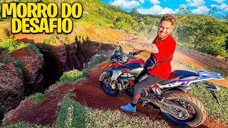 FUI NO MORRO DO DESAFIO COM MINHA MOTO NOVA GS 310  😱 A PIOR DESCIDA DE TODAS [upl. by Pippy138]