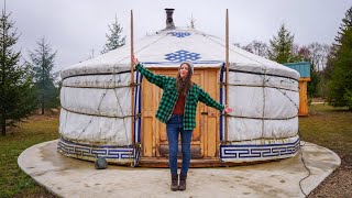 Nos Quedamos en una YURTA Estadías Únicas 🛖🌿  De Viaje en la Provincia de Ontario Canadá 🇨🇦 [upl. by Ariem]