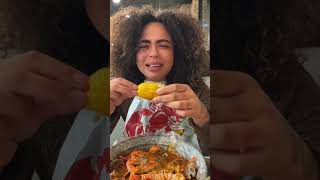 5lb Cajun boil challenge with my wife [upl. by Geri]