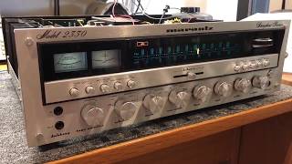 Stunning Marantz 2330 Monster Receiver Before amp After Overhaul [upl. by Hanan335]