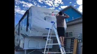 Washing the Camper with my Foam Cannon Time Lapse [upl. by Sad]