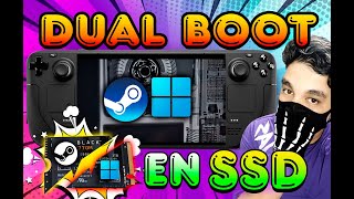 Dual Boot SteamOS y Windows en STEAM DECK desde el SSD interno  PASO A PASO 2024 ACTUALIZADO [upl. by Joellyn]