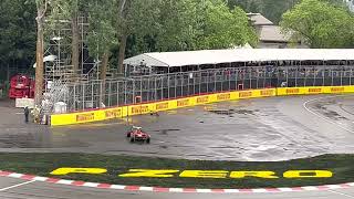 2023 Canadian Grand Prix  Carlos Sainz’s crash in FP3 [upl. by Aicitan]