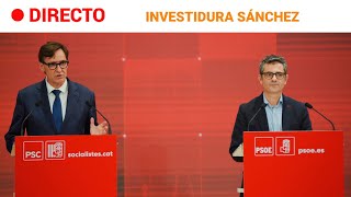 INVESTIDURAACUERDO PSOEERC quotEs una OPORTUNIDAD para seguir AVANZANDO en la CONVIVENCIA CATALANAquot [upl. by Cline909]