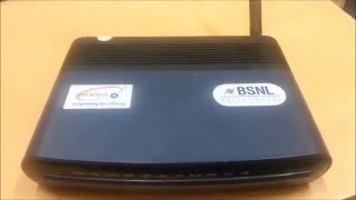 How to Configure BSNL Teracom modem  T2BGawv14U10YBI Video [upl. by Sorcim]