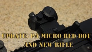 Update Primary Arms Red Dot amp New Rifle [upl. by Grobe508]