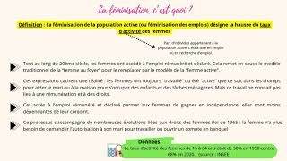 La féminisation  1 notion en 2 minutes [upl. by Durrell205]