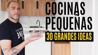 30 Ideas para COCINAS PEQUEÑAS y MODERNAS  Abel de González [upl. by Alilahk539]