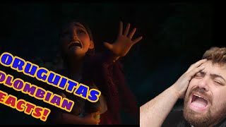 Dos Oruguitas Encanto Disney Sebastian Yatra Colombian REACTS [upl. by Nitnerb]