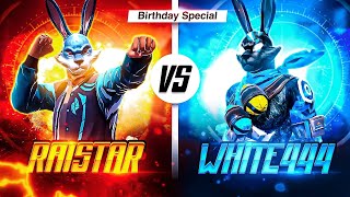 Finally Raistar Vs White444 🤯🔥Raistar Handcam Gameplay🤯❤ Must Watch  Garena Free Fire Max [upl. by Cavit]