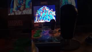 Marvel VS Capcom Arcade 1UP Table Top Attract Mode retrogaming capcom marvel videogame [upl. by Ttirb635]