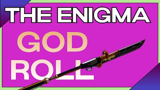 My Enigma GOD ROLL  Suggested perks  Destiny 2 Witch Queen [upl. by Toffic]