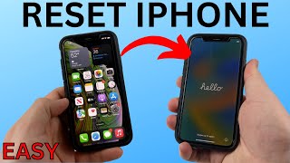 How to Reset iPhone to Factory Settings  2023 [upl. by Areht]