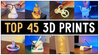 Top 45 Best WHITE 3D Print with Satisfying Timelapse [upl. by Yr]