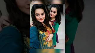 Aiman Khan and Minal Khan old pictures 😨😨 [upl. by Ellennad]