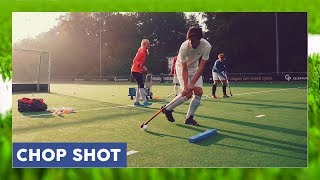 Chop shot tutorial  Field Hockey Technique  HockeyheroesTV [upl. by Marni]