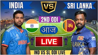 Live IND Vs SL Match Score  Live Cricket Match Today IND vs SL 2nd Odi live 1st innings livescore [upl. by Greggs]