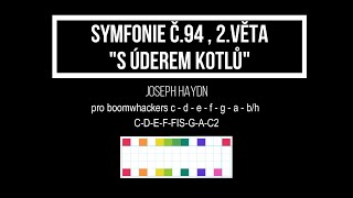 quotS úderem kotlůquot Symfonie č94 2věta  J Haydn  boomwhackers [upl. by Montfort]