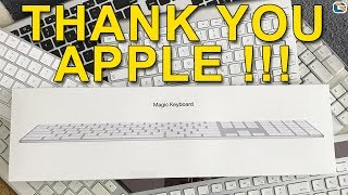 Apple Magic Keyboard with Numeric Keypad Review  AT LAST [upl. by Anierdna]