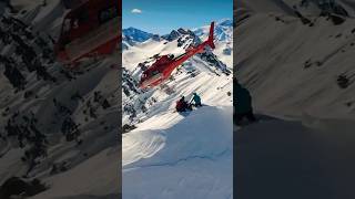 Helicopter Snowboarding Andes Mountain Chile August 2024 helicopter snowboarding chile [upl. by Otaner440]