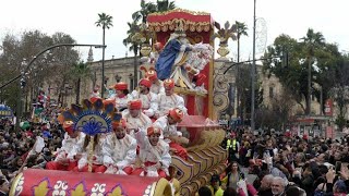 Cabalgata Reyes Magos Sevilla 2022 [upl. by Irtimd]