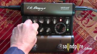 LR Baggs Venue DI Acoustic Guitar Preamp Controls Overview and Demonstration [upl. by Bbor]