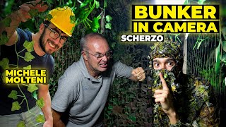 PAPÀ HO COSTRUITO un BUNKER in CAMERA con MICHELE MOLTENI SCHERZO ASSURDO [upl. by Ahsielat]