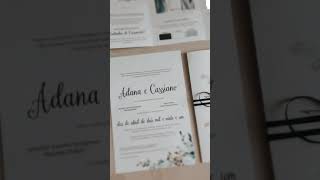 Quer aprender a confeccionar papelarias de casamento Inscrevase [upl. by Dasie]