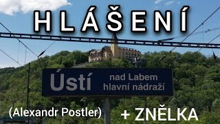 Hlášení  Ústí nad Labem hlavní nádraží HaVIS [upl. by Miuqaoj799]