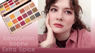 Revolution X Sophx Extra Spice Palette│6 Farklı Göz Makyajı 🎨 [upl. by Block]