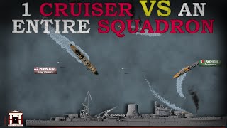 HMS Ajax How a lone British Cruiser destroyed an entire Italian Squadron 1940 Documentary [upl. by Lleirbag]