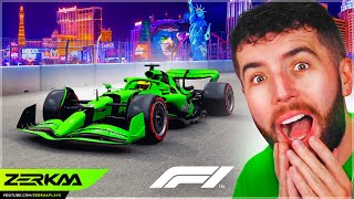 SIDEMEN RACING TEAM IN LAS VEGAS F1 23 My Team 17 [upl. by Kamaria]