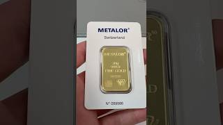 Bar of Gold 20g Metalor [upl. by Yelsa961]