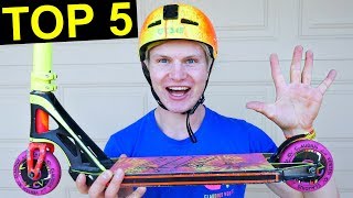 TOP 5 BEGINNER SCOOTER TRICKS [upl. by Retsof]