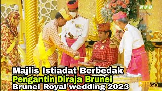 MAJLIS ISTIADAT BERBEDAK PENGANTIN DIRAJA BRUNEI 2023M [upl. by Kosak]