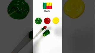 Guess Benin 🇧🇯 flag mix colour [upl. by Attenra]