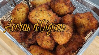 52 Recette Accras dOignon🧅 Accras Végan Onion Accras Recipe 🧅 [upl. by Lacey]