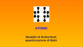 Lezioni di chimica  Atomo  3 modello di Rutherford quantizzazione di Bohr [upl. by Evol]