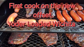 Yoder Loaded Wichita smoker first cook [upl. by Einhorn]