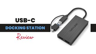 WAVLINK USB 30USBC HDMI Adapter Review Dual 1080p Monitors at 60Hz for Mac amp Windows  USB Hub [upl. by Moreland]