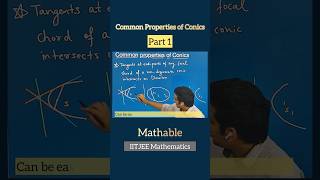 All Conic Sections  Common Properties of Parabola Ellipse amp Hyperbola education iitjee [upl. by Bloxberg]